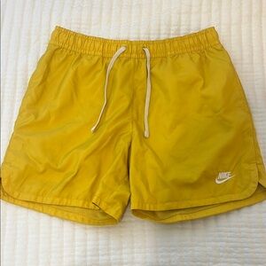 Nike Yellow Swim Shorts
